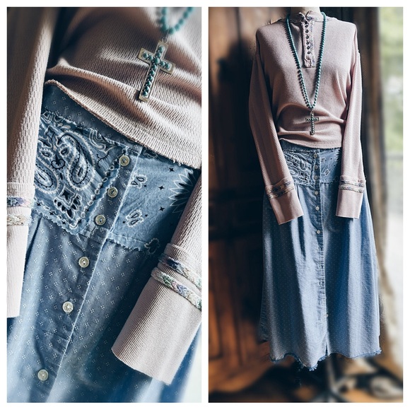 Artisan Dresses & Skirts - Skirt Button down